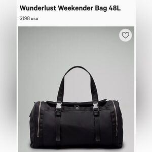 Weekender bag and Belt bag